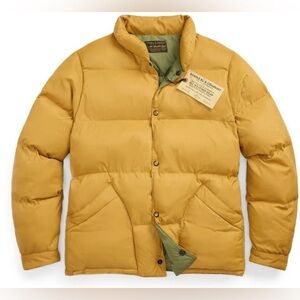 Ralph Lauren Double RL Mustard Bomber Jacket